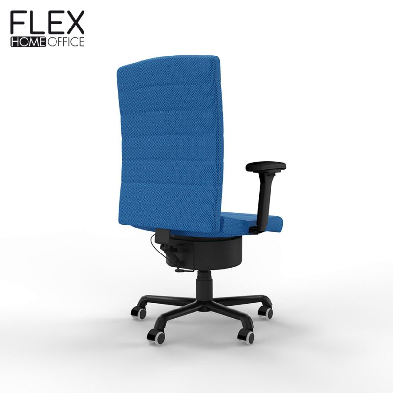 Silerio 2 Bürodrehstuhl in blau mit schwarzen Gestell